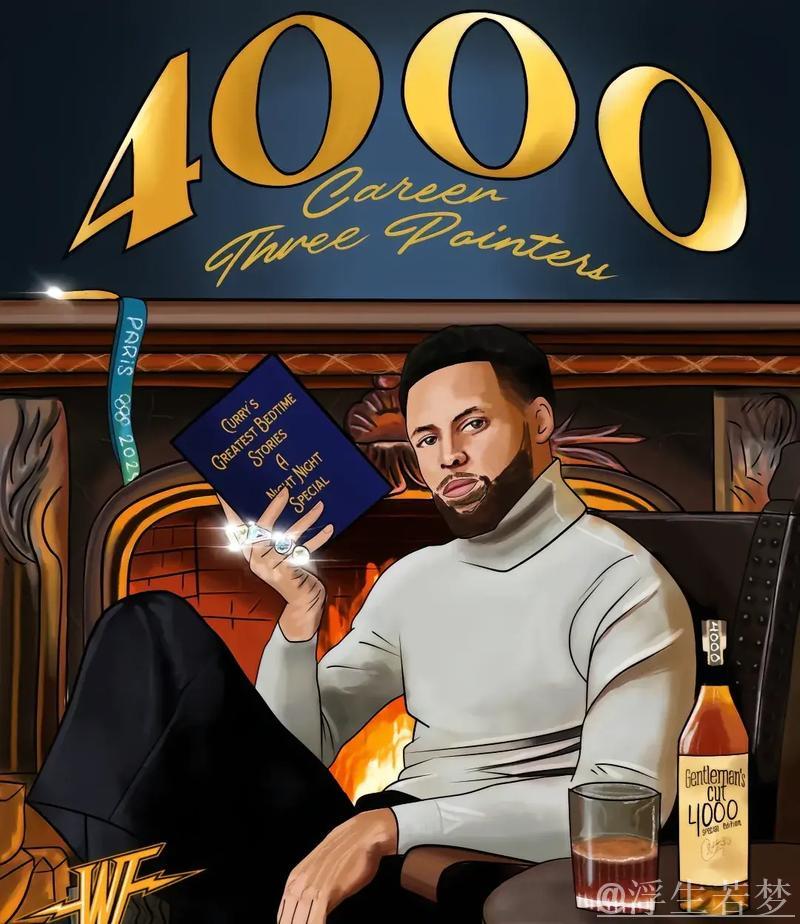 库里三分闪耀，纪录源于拼搏